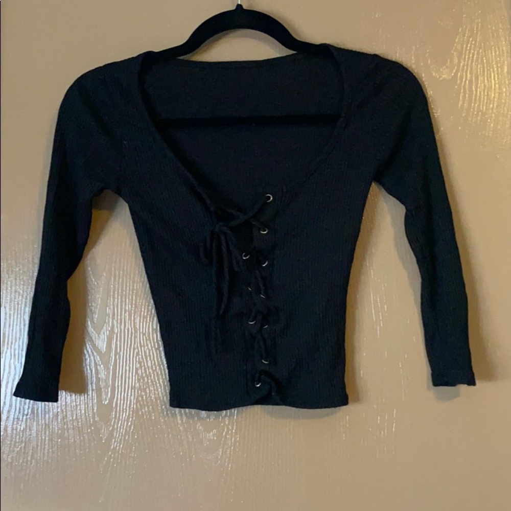 Tie up blouse